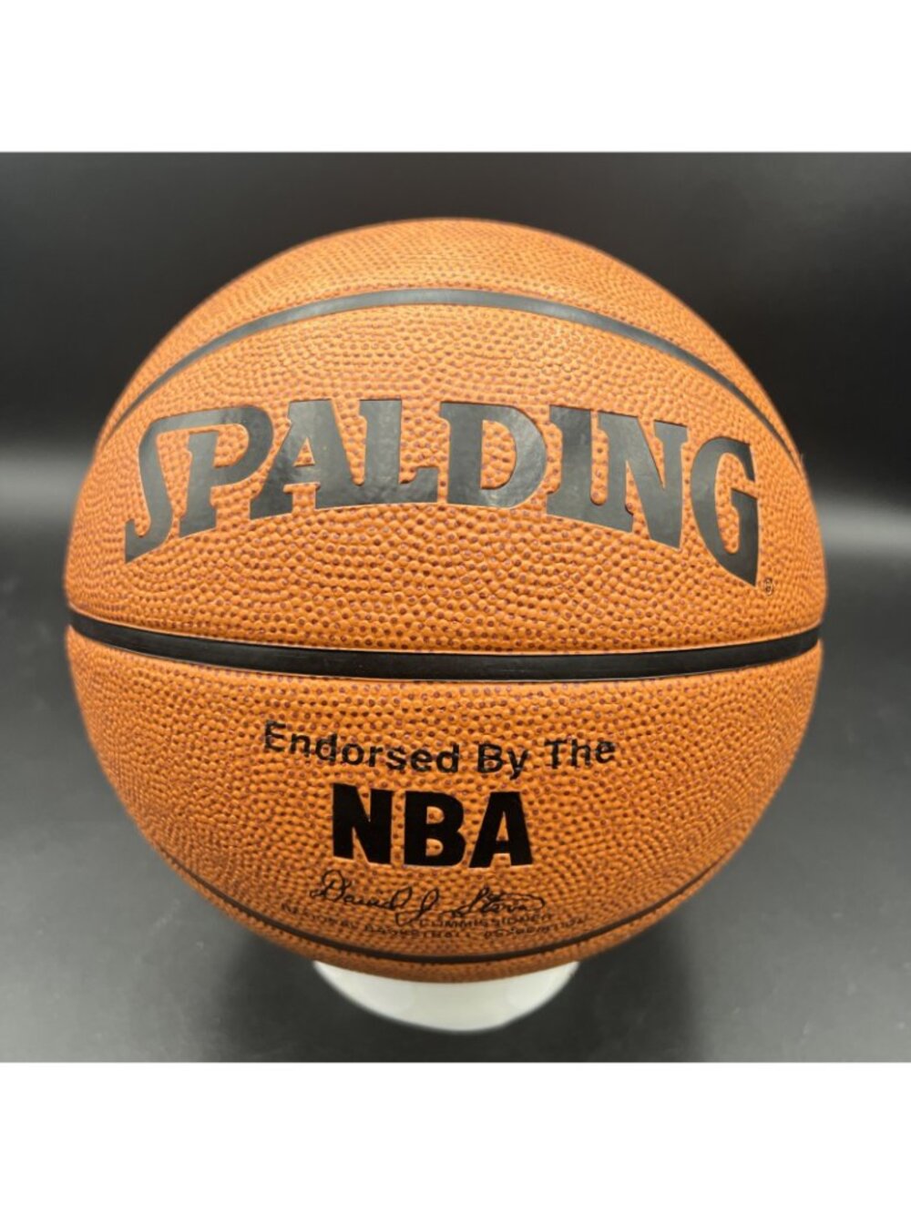 RARE SPALDING GOLD NBA OUTDOOR BASKETBALL BALL SIZE 7 NEW NOS - Picture 3 of 11
